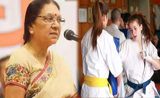 बेटियां जूडो का प्रशिक्षण लेकर स्वयं को सशक्त बनाये: आनंदीबेन बेटियां जूडो का प्रशिक्षण लेकर स्वयं को सशक्त बनाये: आनंदीबेन